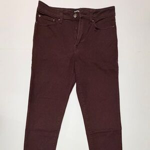 Express Men's Burgundy Skinny Jeans